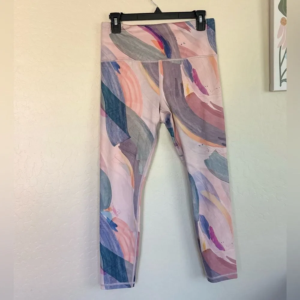 Athleta Multicolor Elation 7/8 Tight Leggings Pink Vibrance Orchid Medium - Picture 4 of 9